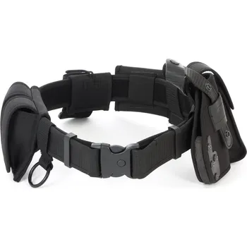 Opasek SECURITY (Sedmi dílný taktický opasek s pouzdrem na zbraň, dalšími pouzdry a závěsem)