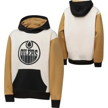 Chlapecká mikina Outerstuff Dětská mikina Edmonton Oilers NHL Color Blocked Flc Hd Velikost: Dětské S (6 - 8 let)