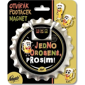 Otvírák Nekupto Otvírák na pivo, podtácek Jedno orosené, prosím NOW