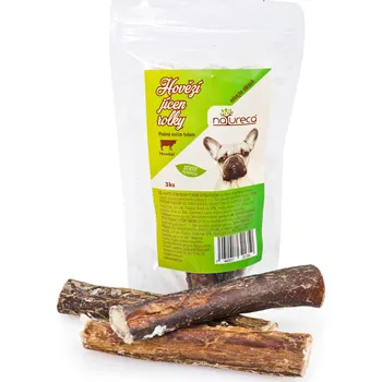 Pamlsek pro psa Natureca Hovězí jícen rolky plněné ovčím tukem 3 ks