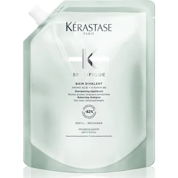 Šampon Kérastase Specifique Bain Divalent hloubkově čisticí šampon pro mastnou pokožku hlavy Refill 500 ml
