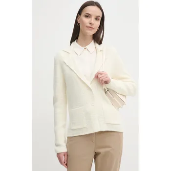 Dámský svetr Svetr s příměsí vlny Sisley béžová barva, lehký, 1176M602D 01X, vel. L