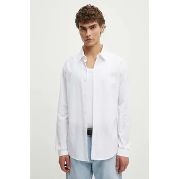 Pánská košile Bavlněná košile Iceberg bílá barva, regular, s klasickým límcem, G060 0115 G060.0115 00X, vel. S