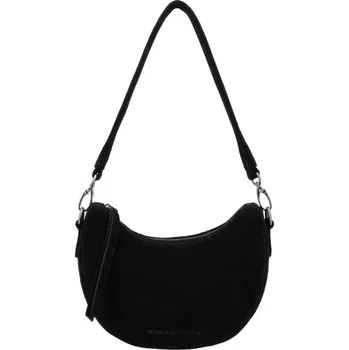 Kabelka BRAZOS 22x16x5cm, black, kožená kabelka Hide&Stitches