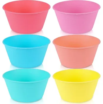 Plastové misky 12,5 cm, 400 ml – sada 6 ks
