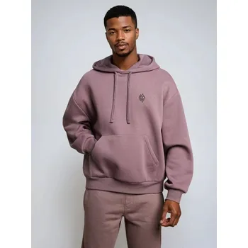 Pánská mikina Sinsay - Základní hoodie - fialová - 5040O-75X - 5040O-75X-XL