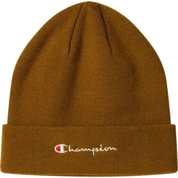 Čepice Champion Čepice Beanie Cap hnědá 806064 MS572 NEUPLATŇUJE SE