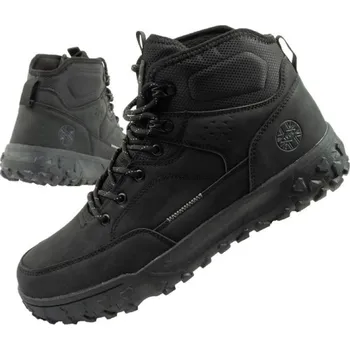 Pánská sportovní obuv Lee Cooper pánská zimní trekingová zateplená kotníková obuv černá 45