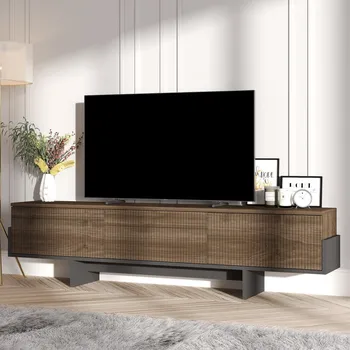 Televizní stolek TV stolek Hege - Walnut, Black