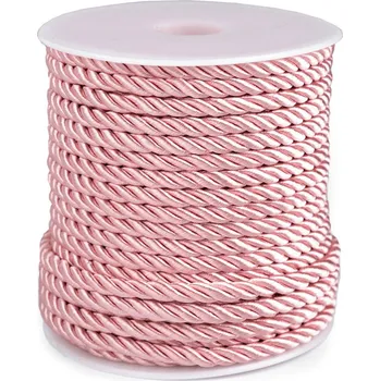 Příze Šňůra kroucená Ø5 mm Varianta: 8 pudrová, Balení: 20 m