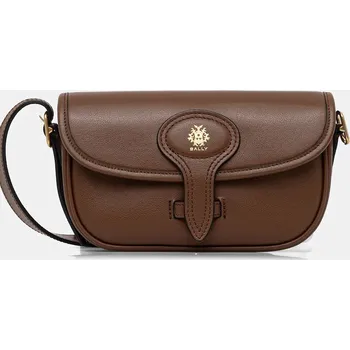 Kožená kabelka Bally WAC04C hnědá 88X, vel. ONE SIZE