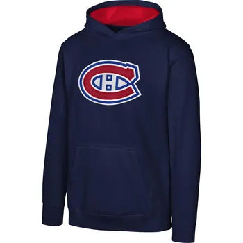 Chlapecká mikina Outerstuff Dětská mikina Montreal Canadiens NHL Prime Po Flc Hood -Home Velikost: Dětské S (6 - 8 let)