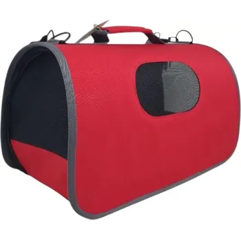 Taška pro psa a kočku Cestovní taška pro psy 50x24x27 Červený