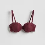 Reserved - Balconette podprsenka s výšivkou - fialová - 198EZ-44X - 198EZ-44X-80C