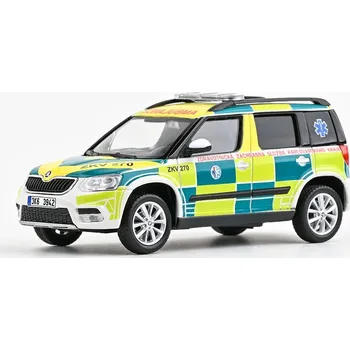 autíčko Škoda Yeti FL 2013 Škoda Yeti FL 2013 ZZS Karlovarského Kraje 270 1:43 1:43 Škoda Yeti FL 2013 - kovový model auta