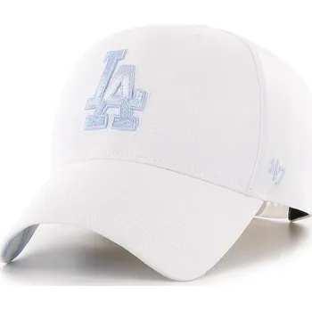 Kšiltovka Bavlněná baseballová čepice 47 brand MLB LA Dodgers B.ITCMP12CTP.WH bílá 00X, vel. ONE SIZE