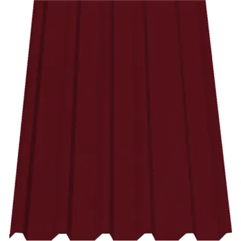 Střešní krytina SATJAM Plech trapézový SAT35 střešní PE25 tl. 0,5 mm RAL 3011 červený