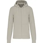 Pánská organická mikina na zip s kapucí Kariban K4030 Barva: Jílová, Velikost: XL