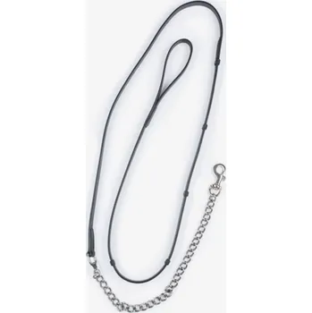 PS of Sweden Vodítko s řetízkem PS of Sweden, kožené, černé