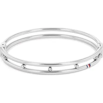 Náramek Tommy Hilfiger Luxusní pevný náramek s krystaly 2780610 + 2 měsíce na vrácení zboží