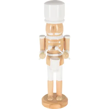 Vánoční dekorace Home Styling Collection Dřevěný louskáček, 25 cm