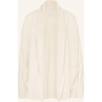 Dámský svetr Iris Von Arnim Pletený Přehoz Kamelia Z Kašmíru, krémová