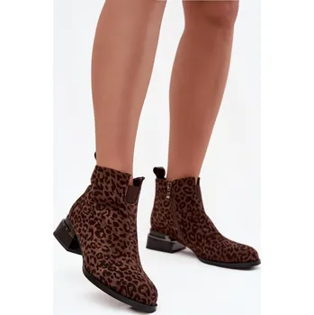 Dámská zimní obuv Boty na podpatku model 220201 Step in style 37