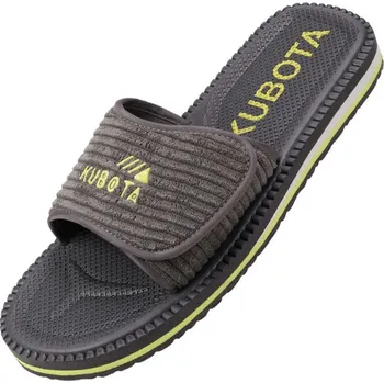 Pánská treková obuv Manšestrové žabky na suchý zip Kubota graphite KUBKRZ-AW23-02-28 46