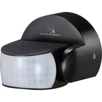 Pohybové čidlo PIR senzor pohybu MACLEAN MCE468B, IP65, černý