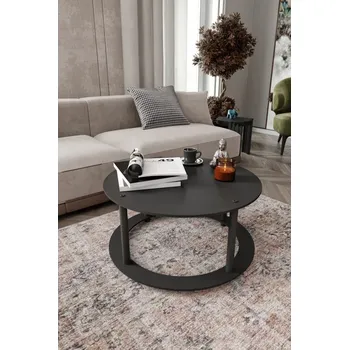 Konferenční stolek Konferenční stolek Hole Round - Black