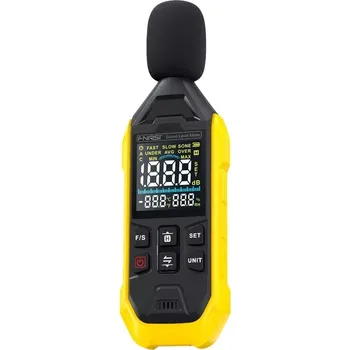 Měřič hluku FNIRSI s displejem a USB‑C