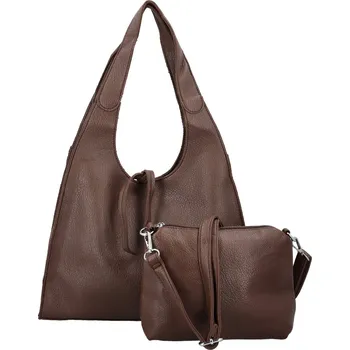 Kabelka Trendy dámský koženkový set kabelek Winona, coffee