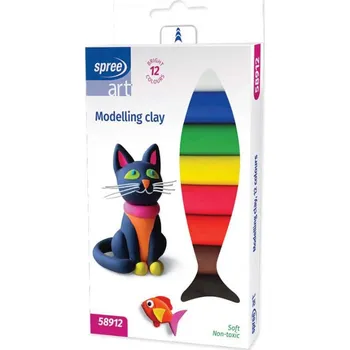 Modelovací hmota spree-art-modelovaci-hmota-12-barev