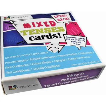 Anglický jazyk Mixed Tenses Cards! (level A2/B1)