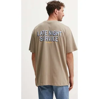 Pánské tričko Bavlněné tričko Les Deux LDM101197 béžová 08X, vel. XL