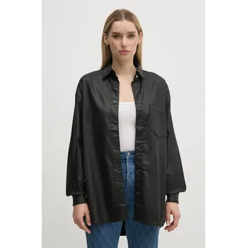 Košile Pepe Jeans OVERSHIRT PL304963XM5 černá 99X, vel. M