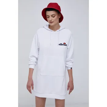 Dámské šaty Šaty Ellesse bílá barva, mini, jednoduché, SGK13289-011 00X, vel. 34