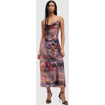Dámské šaty Šaty AllSaints HADLEY COLCA midi WD530Z vícebarevná MLC, vel. 34