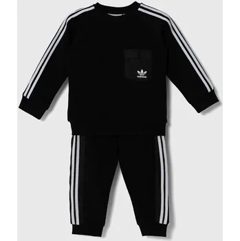 Dětská tepláková souprava adidas Originals CREW SET IX7517 černá 99X, vel. 80