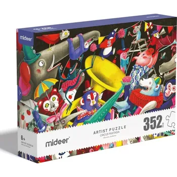 Puzzle Umělecké puzzle Mideer Fantastický cirkus 352 dílků více barev MD3182 vícebarevná MLC