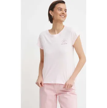 Pánské tričko Bavlněné tričko Pepe Jeans KAYLA PL505823 růžová 30X, vel. XL