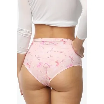 Kalhotky Kalhotky Julimex Sweet Bow - vyšší pas Světle růžová M