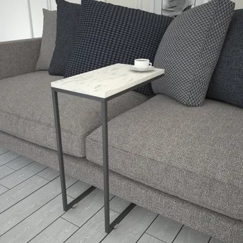 Konferenční stolek Odkládací stolek / Příruční stolek Callen - White Marble