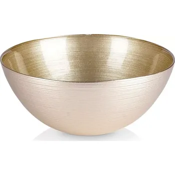 Orion Skleněná mísa Golden 21 cm