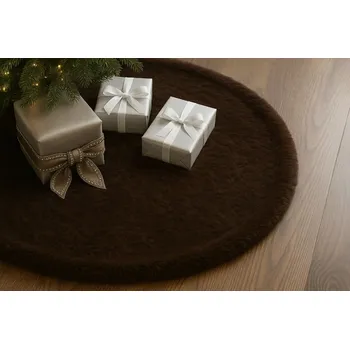 Koberec Christmas Tree Rug Yilbasi - Brown 8