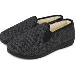 Vlnka Pánské protiskluzové bačkory s ovčí vlnou Merino šedá velikost obuv dospělí 46