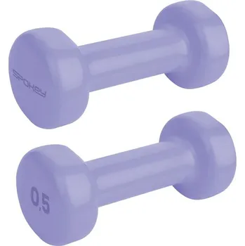 Set závaží SPOKEY-SHAPE 2x 0,5 kg Fialová 2 x 0,5 kg
