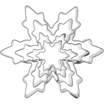 Vykrajovátko Vykrajovačka hvězda VLOČKA 4 ks