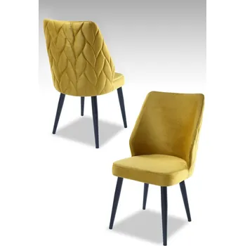 Obývací stěna Sada židlí (2 kusy) Pufi - Yellow, Black