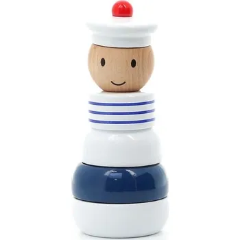 Hračka pro nejmenší Vilac Dřevěná stohovací věž Námořník